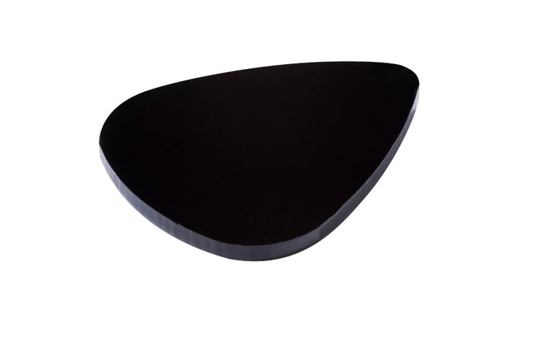 Akrylskiva Gjuten PMMA GS (5 mm ) Svart PMS Black