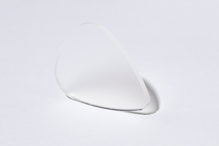 Akrylskiva Gjuten PMMA GS (8 mm ) Elegance Mono Clear med 1 sida matt