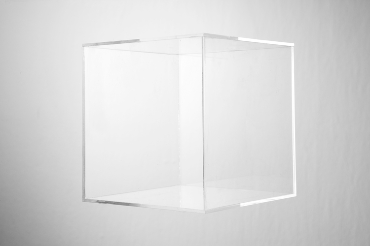 Akrylbox 250*250*200 mm i 3 mm akrylplast (Plexiglas)