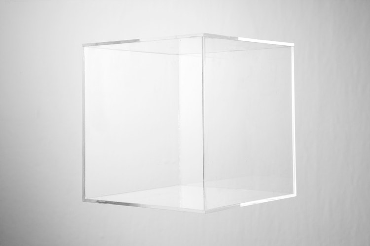 Akrylbox 200*200*100 mm i 3 mm akrylplast (Plexiglas)