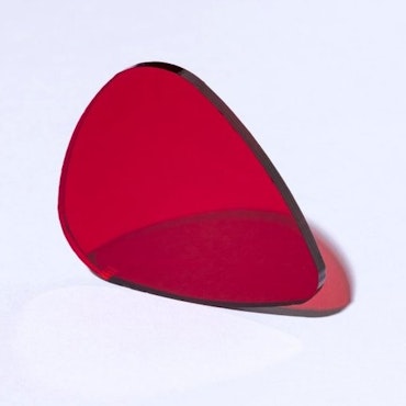 Akrylskiva Gjuten PMMA GS (3 mm ) Röd PMS 194 Transparent