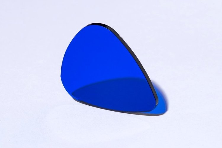 Akrylskiva Gjuten PMMA GS (3 mm ) Blå  Transparent