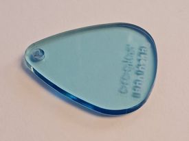 Akrylskiva Gjuten PMMA GS (3 mm ) ljusblå transparent