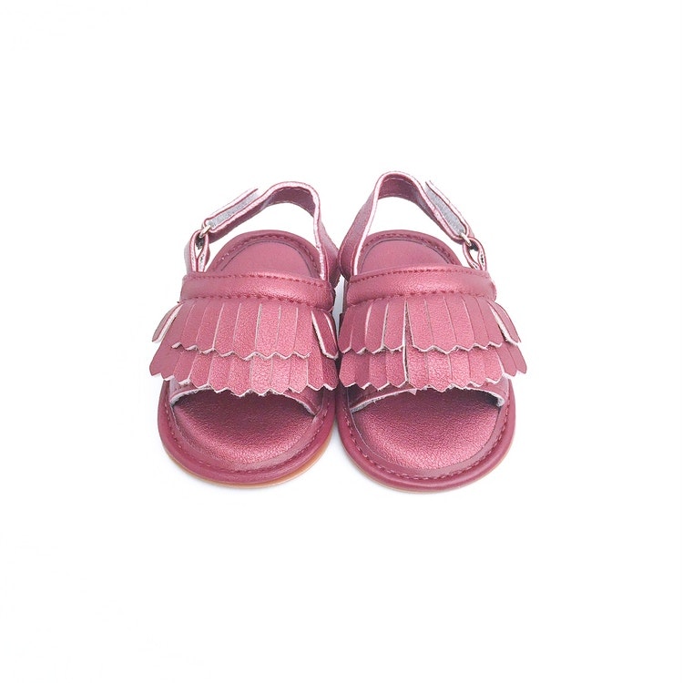 Babyskor Sandal Plommon 0-6 mån