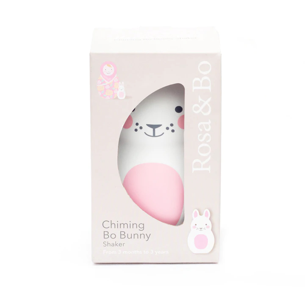 Doppresent flicka Rosa & Bo Bunny Shaker - Pink