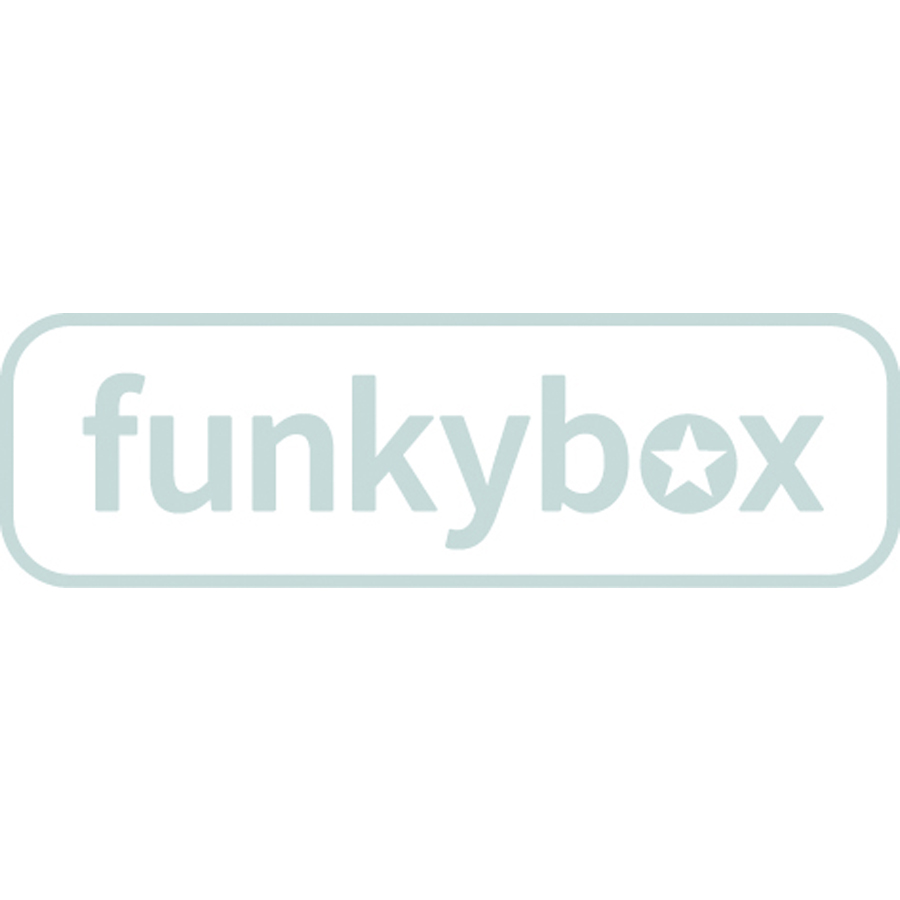 Funkybox presentask Grey Little Stars & ToGo Pale Blue Star