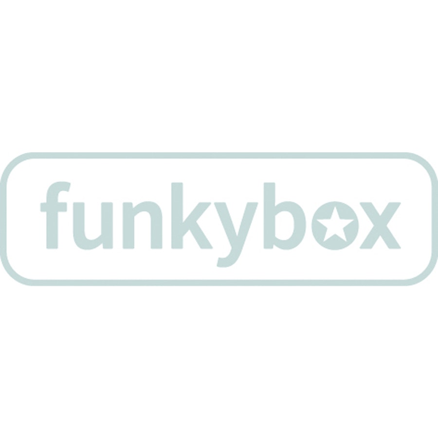 Funkybox presentask Little Stars Vit & ToGo Ljusrosa hjärta