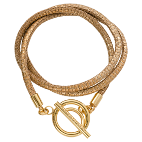 Armband - Wrap Bracelet Shimmer Gold SMALL