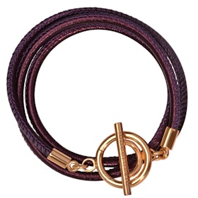 Armband - Wrap Bracelet Aubergine SMALL