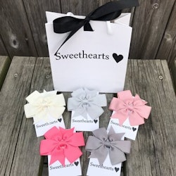 Sweethearts Hårrosetter - Presentkit Dusty