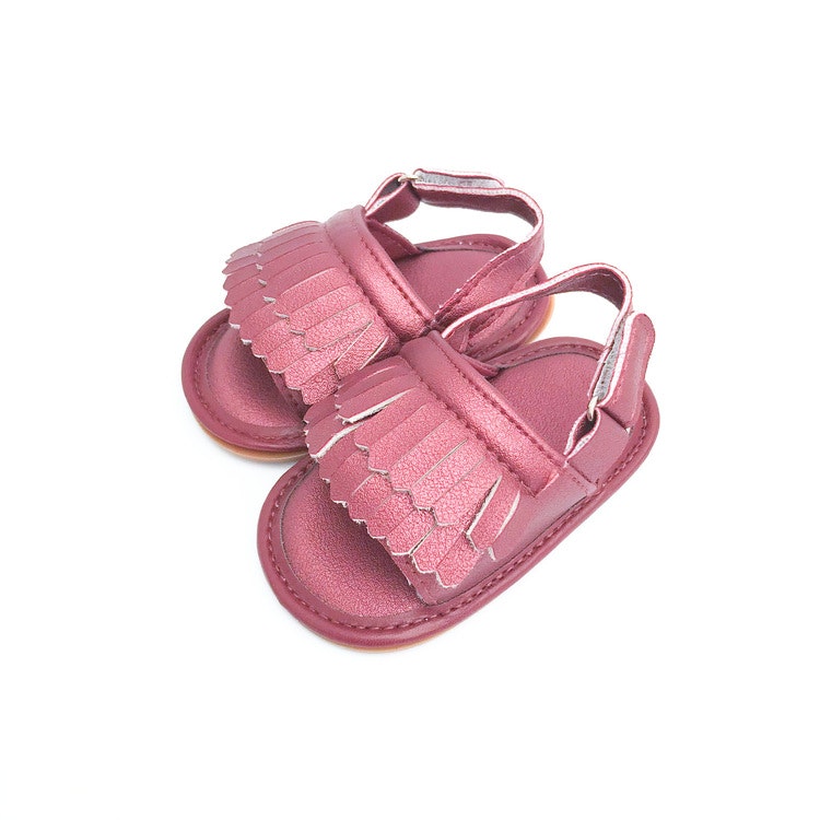 Babyskor Sommar Sandal Plommon 6-12 mån