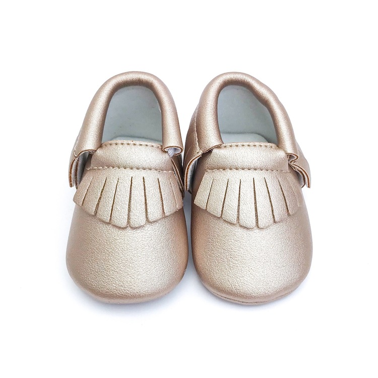 Babyskor Guld - skor till bebis klassisk