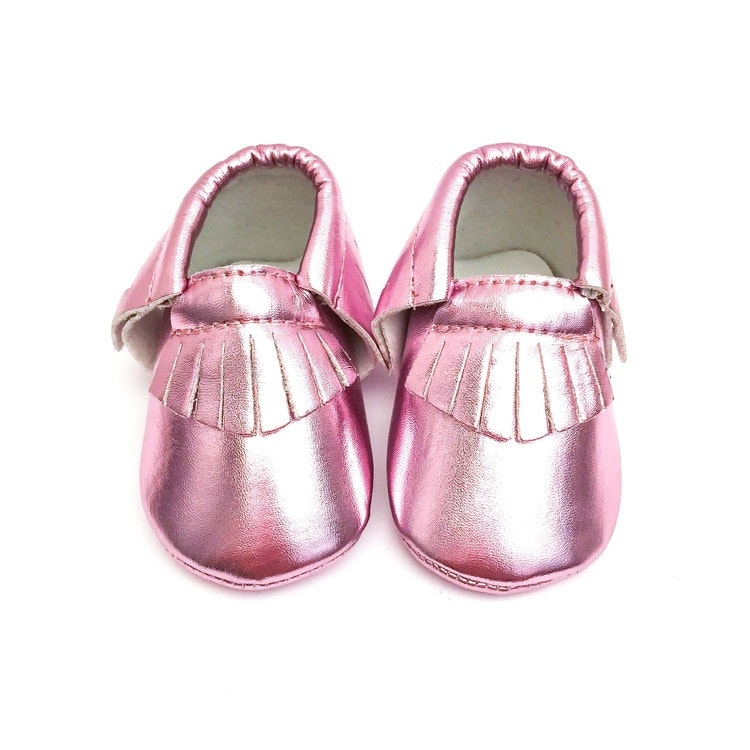 Babyskor Classic Metallic Rosa 6-12 mån