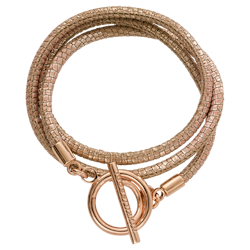 Armband - Wrap Bracelet Shimmer Rosé LARGE
