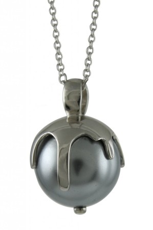 Silverhalsband "Melting Moments - You melt my heart" GREY Sphere of Life
