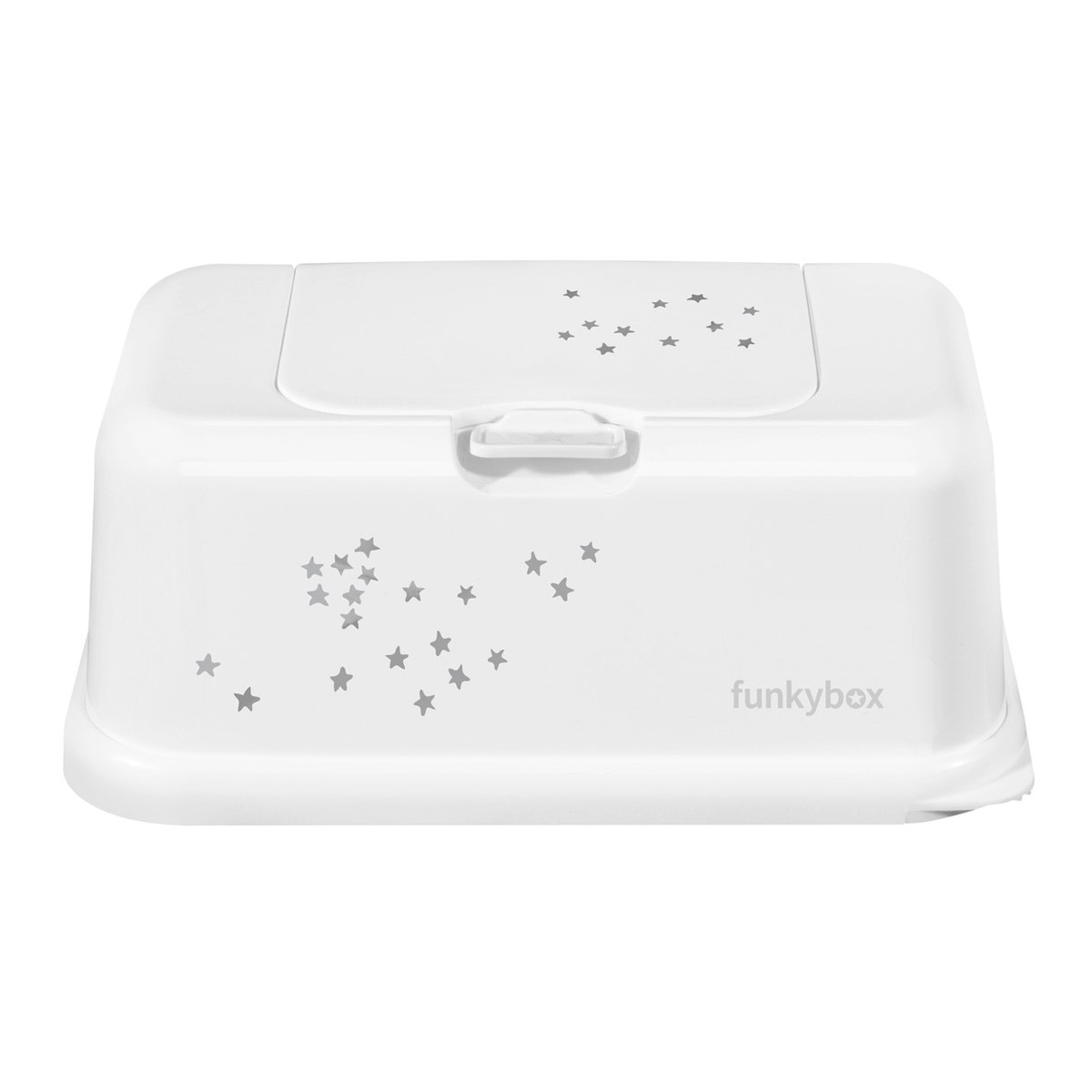 Förvaringbox för våtservetter - Funkybox White Little Stars