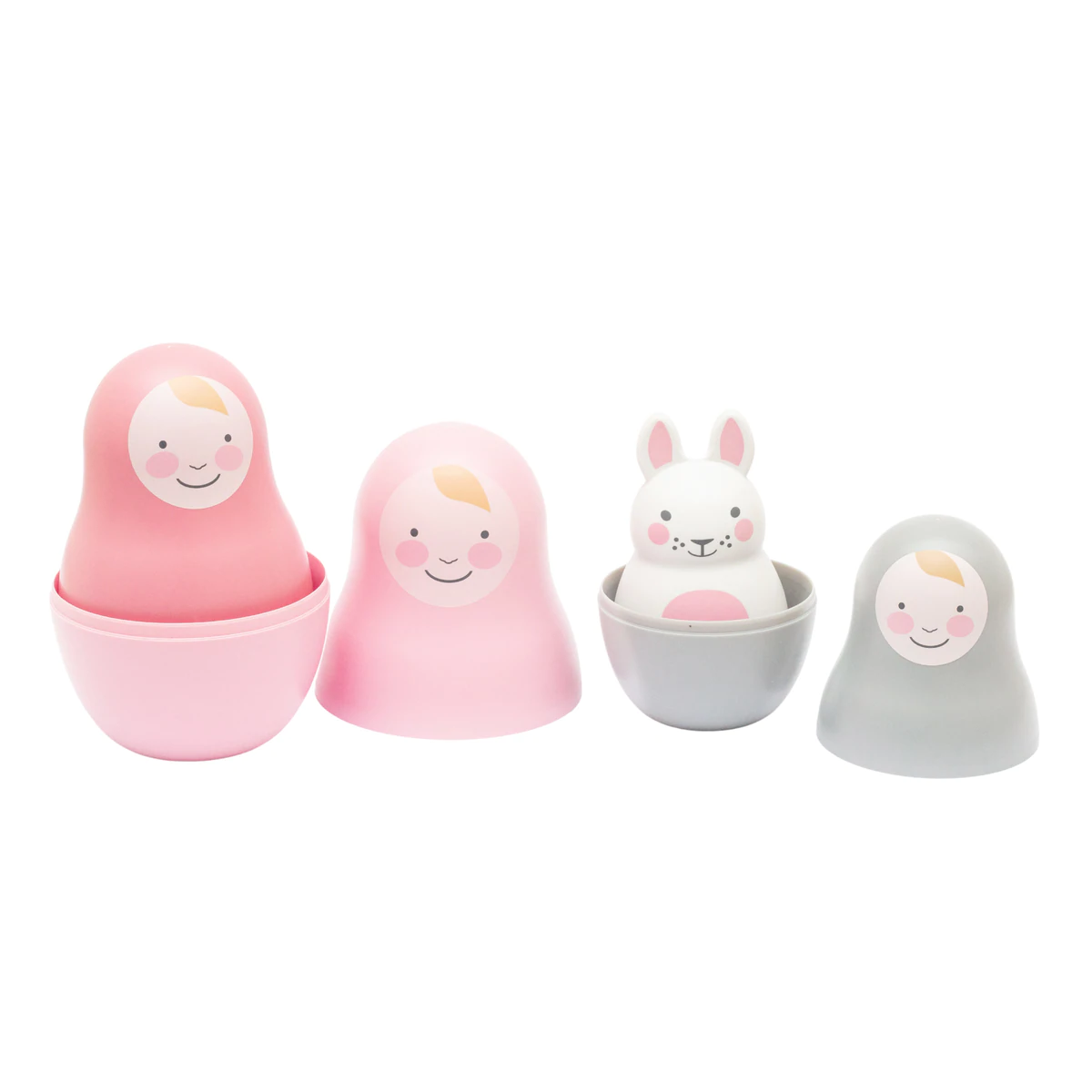 Babypresent - Rosa & Bo Babyleksak Pastel Pink