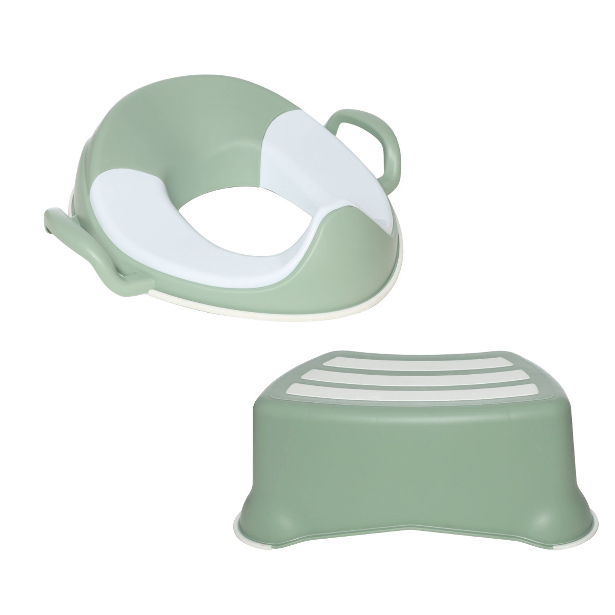 Toalettsits & Badrumspall för barn Pastellgrön