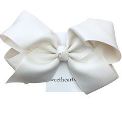 Rosettshop - Hårrosett large 15cm Classic CREME