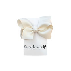 Hårrosett small - Sweethearts Classic CREME