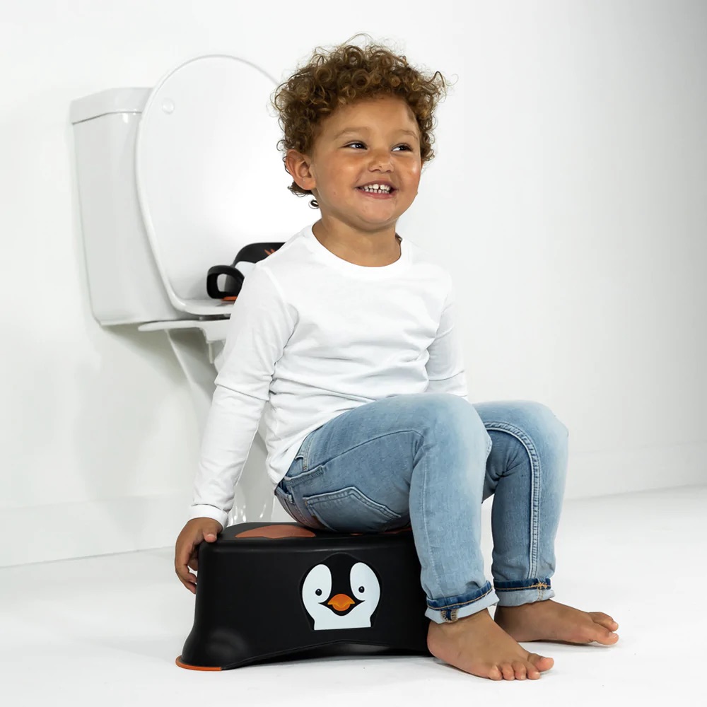 Toalettsits & Badrumspall för barn Pingvin