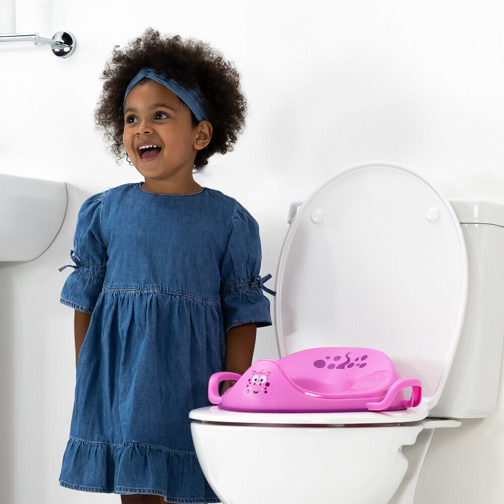 Toalettsits & Badrumspall för barn Rosa Drake