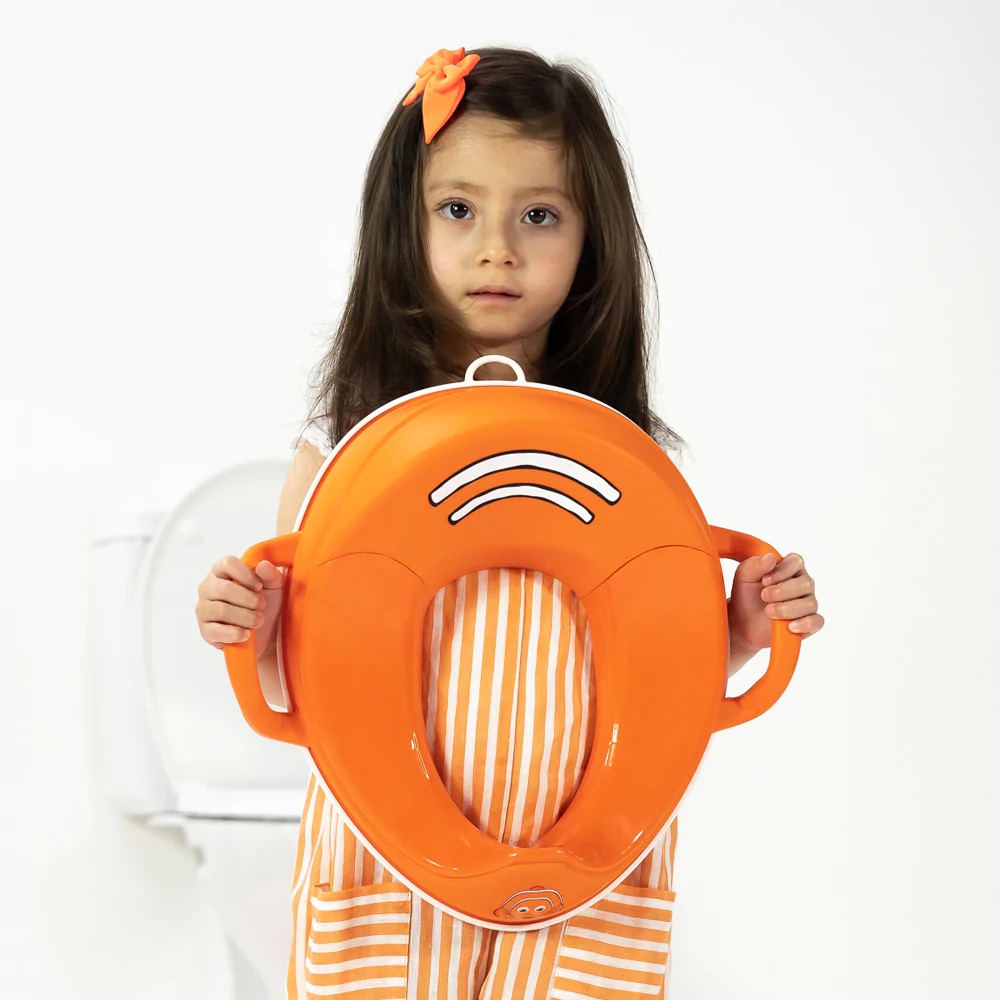 Toalettsits & Badrumspall för barn Clownfisk