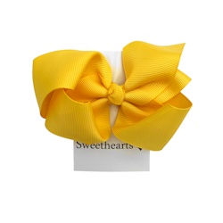 Hårrosett medium - Sweethearts Classic VIT