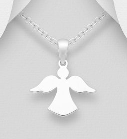 Halsband Ängel - ett smycke med Skyddsängel i äkta silver