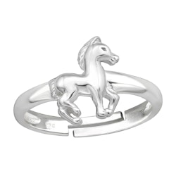 Barnring Häst - söt ring till barn i äkta silver