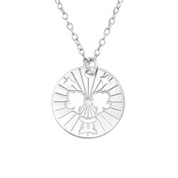 Halsband Stjärntecken Tvillingarna i äkta 925 sterling silver