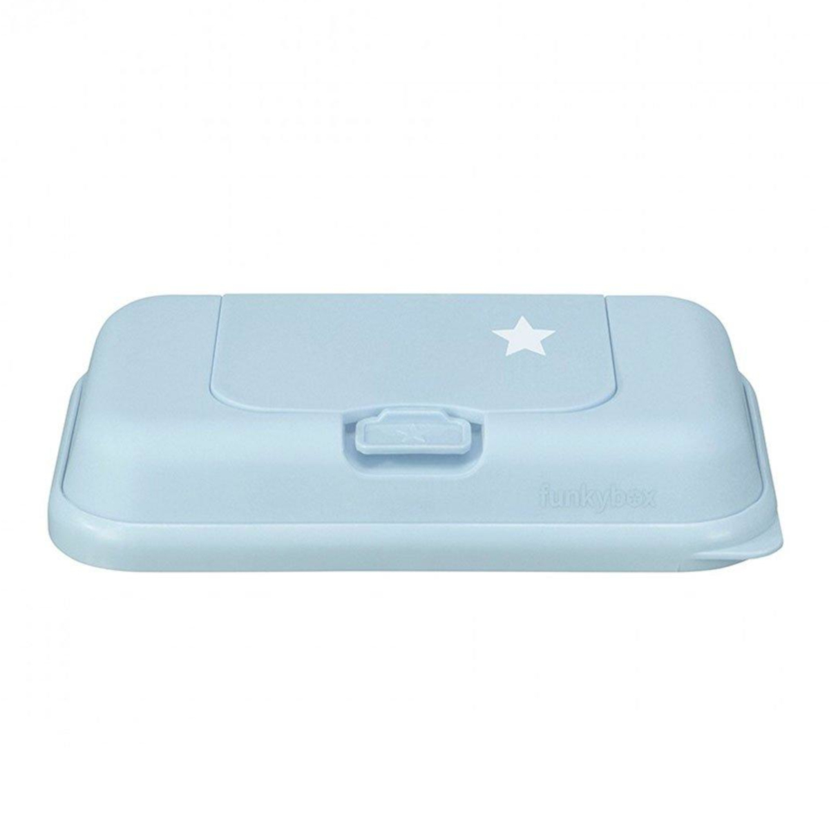 Funkybox ToGo förvaring till våtservetter Pale Blue Star, ask, box, låda i ljusblått
