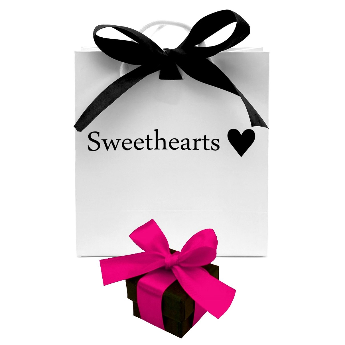 Presenttips - Smyckesset Blomma av cubic zirkonia stenar