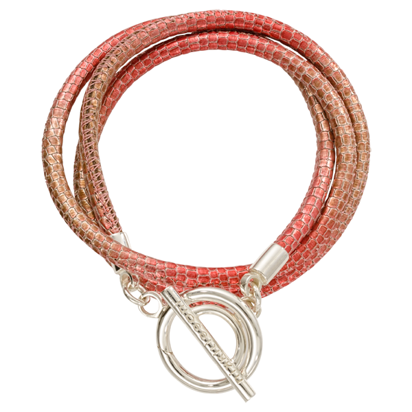 Armband - Wrap Bracelet Shimmer Silver LARGE