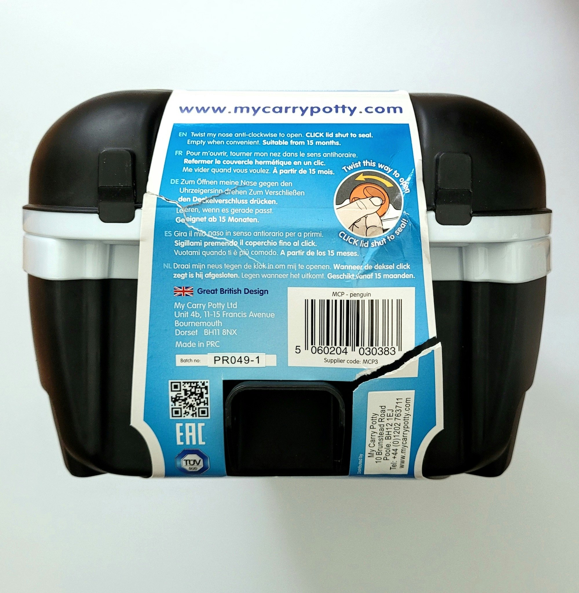 My Carry Potty Pingvin - Outletvara