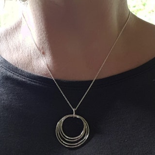 Silverhalsband Spira