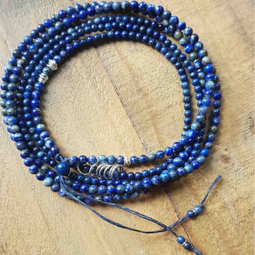 Långt halsband Lapis lazuli