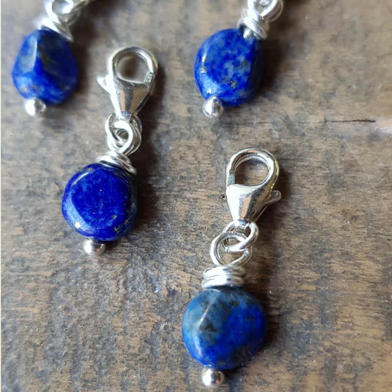 Nätt silverberlock med Lapis Lazuli