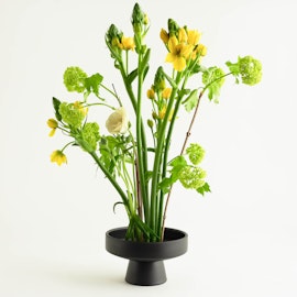 Skål Ikebana Keramik - Sort