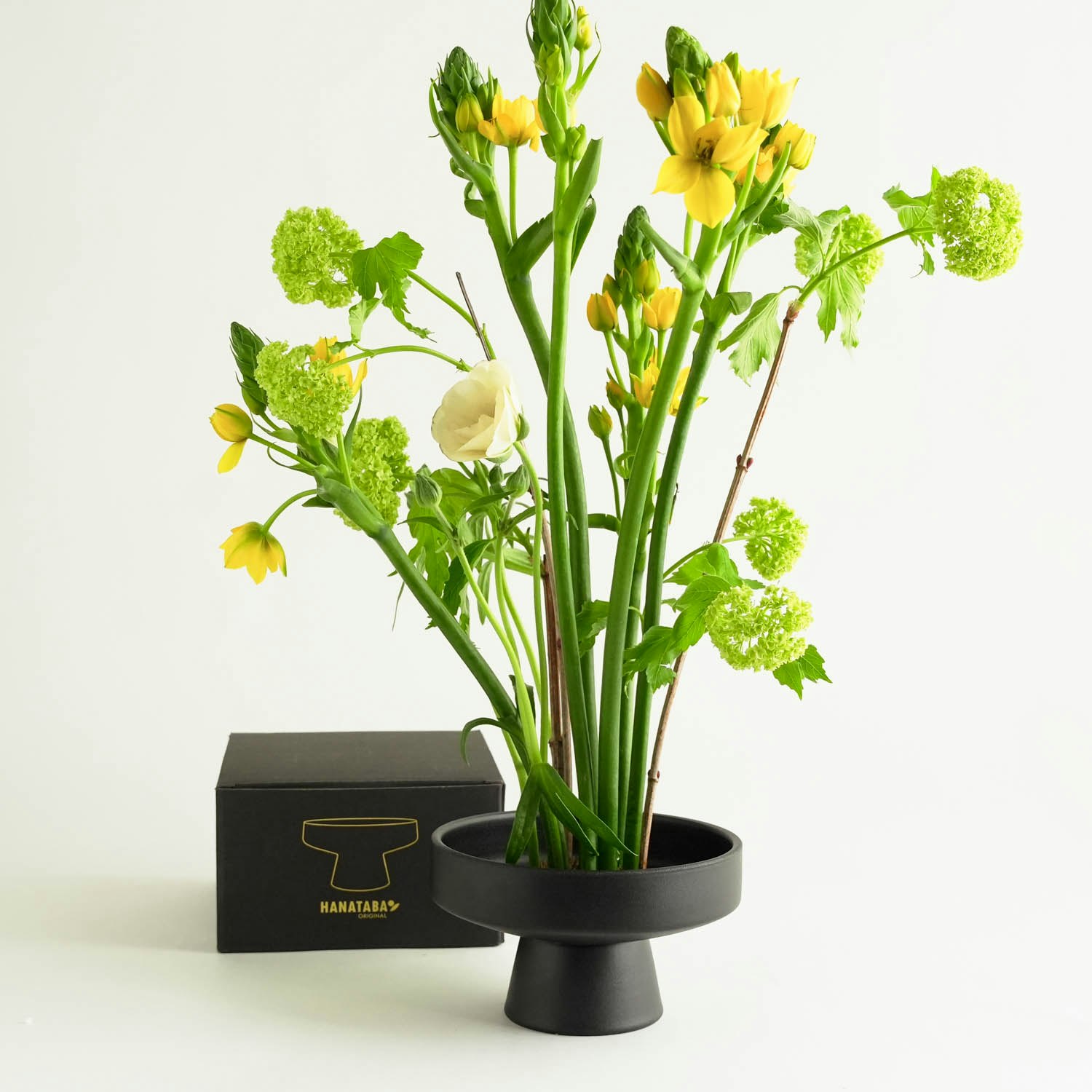 Skål Ikebana Keramik - Svart
