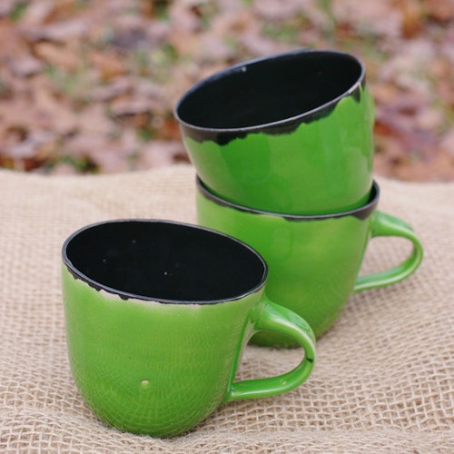 grønne kaffekopper