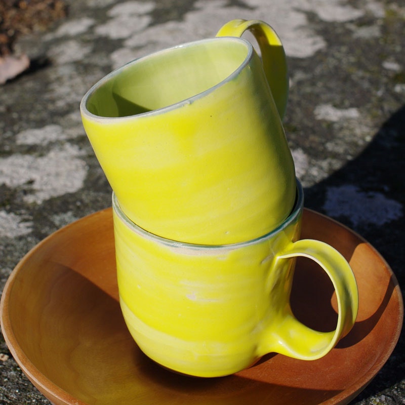 Gul kaffekopp