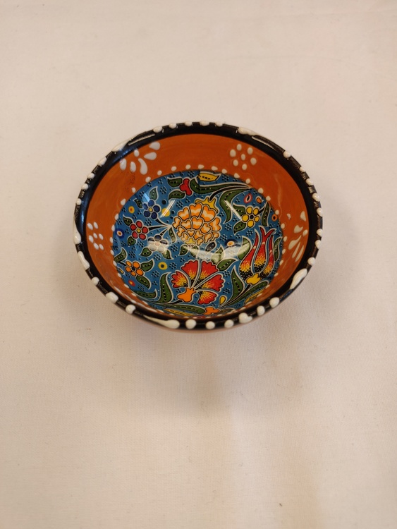 Keramik skål - Brun 8 cm