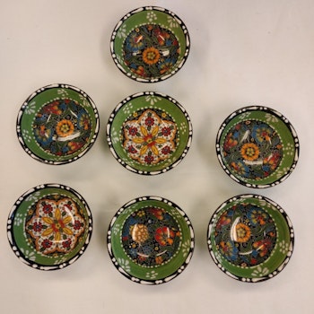 Keramik skål - Ljusgrön 8 cm