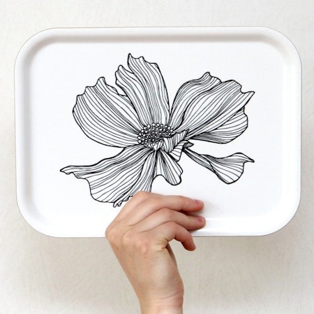Liten bricka One Flower