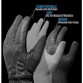 Lemieux Pro Touch Waterproof handskar fodrade svart