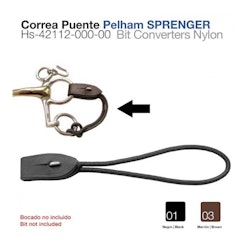 Sprenger pelhamdelta nylon brun