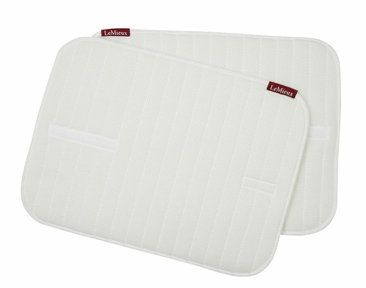 Lemieux Bandage memory  foam meshtyg vit & svart stl L