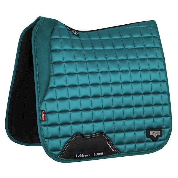 Lemieux Loire memory satin dressyr peacock full