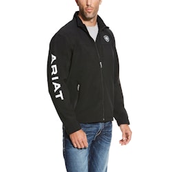 Ariat Herr Nya Team Softshell jacka svart vind & vattentålig.